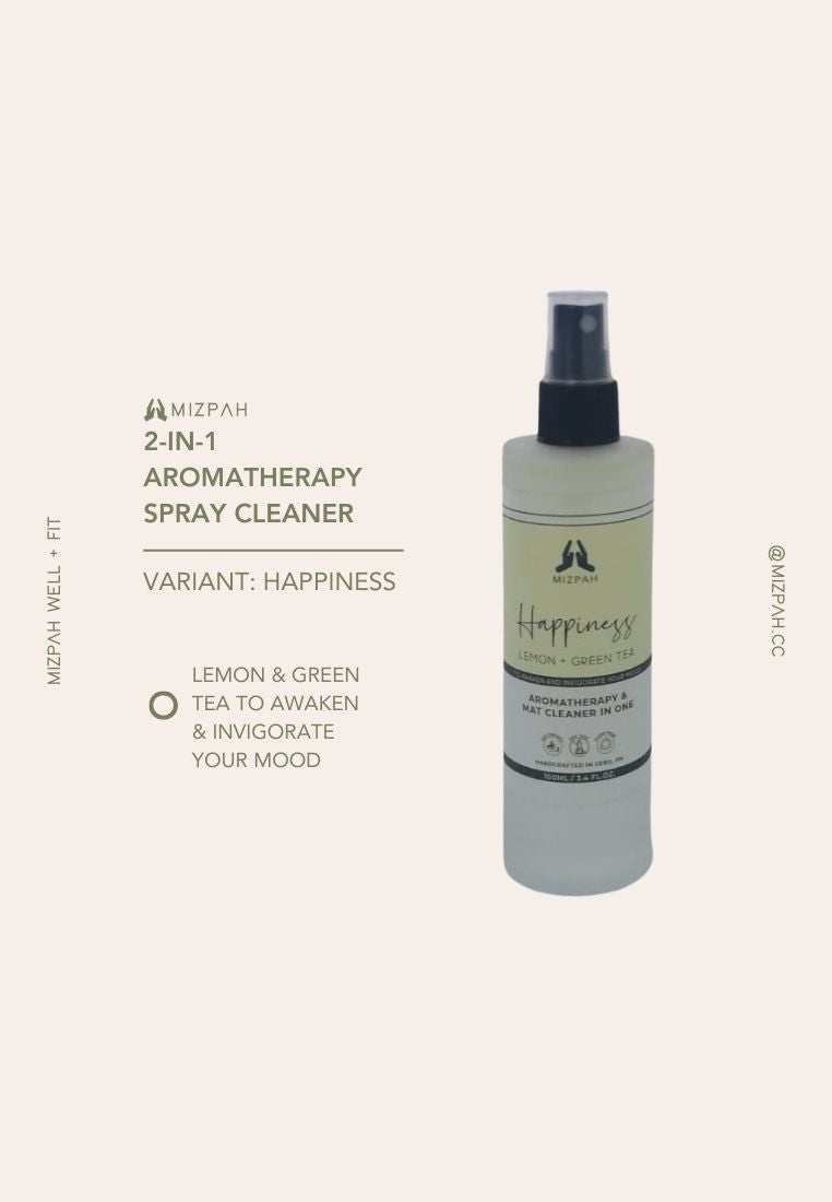 Lemon and Green Tea Aromatherapy Spray Cleaner.