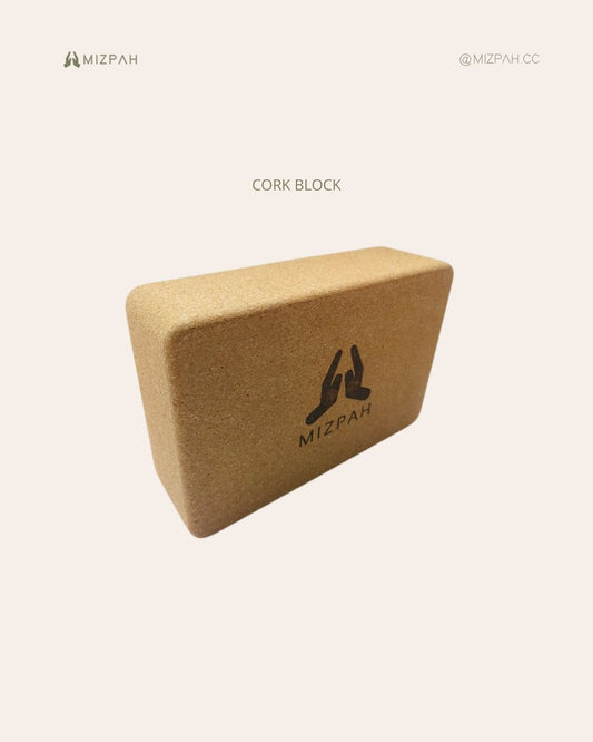 Octagon Cork Brick. Designed for smooth transitions and weighted for stability, the block’s extra angles allow for easy and smooth pose transitions to enhance flow or restorative movements.