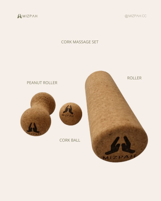 Cork Massage Sets - Give yourself an amazing massage in the comfort of your own home.